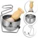Beavorty 3 Sets Shaving Brush Set - Wooden Cleaning Utensils Metal Assorted Colors 3pcs (11.2x8.1cm) - International Shipping Available - Buy Online on SooperMarket.com