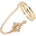 Women Finger Nail Ring Fashionable Fingernail Rings Nail Art Accessory for Parties and Daily Life (3057 gold) - Buy Online on SooperMarket.com
