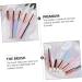 Beavorty 2Pcs Eye Shadow Brush Women Eyeshadow Brush Salon Makeup Tool Pink - Buy Online on SooperMarket.com