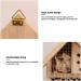 Wooden Butterfly House Safe Protective Insect House Bee Hotel Butterfly Habitat for Mason Bees Solitary Gardens Ladybugs Butterfly  - Buy Online on SooperMarket.com