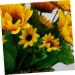Zerodeko Sunflower Props 2pcs 7 Artificial Flower Bouquet Wedding Bouquet Artificial Flowers Bouquet Artificial Bouquet Decor Flower Arrangement Supplies Sunflower Fake Sunflowers Heads - Buy Online on SooperMarket.com