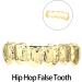 Halloween Hip Hop Teeth Hip Hop Tooth Brass Gold-plated Ion Plating for Outdoor Activities for Party for Home for Concert(gold) - Buy Online on SooperMarket.com
