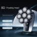 GeRRiT 8D Electric Shaver for Bald Men - 6 in 1 Multifunctional Razor with LED Display | Premium Head Shaver for a Smooth Shave - Buy Online on SooperMarket.com