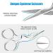 NEWEST Silver Eyebrow Tweezers and Brow Shaping Scissors - Buy Online on SooperMarket.com