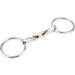 Salutuya Double Broken Water Bridle - 11.5 cm Stainless Steel Anatomical Bit for Gentle Riding - International Shipping - Buy Online on SooperMarket.com