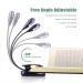 Portable LED Reading Lamp - 8 LED USB Clamping Light Flexible 360 Arm Ideal for Night Reading in Bed - Black - Buy Online on SooperMarket.com