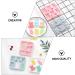 Zerodeko 2pcs Cake Mold Keychain Silicone Molds Ice Cube Candy Muffin Top Pans for Baking Resin Molds Silicone Molds for Candles Candle Molds Rabbits Bunny Chocolate Mold Cartoon Silica Gel 15.9X14.1CM - Buy Online on SooperMarket.com