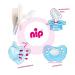 NIP Value Pack Silicone Pacifier Family - Size 3 (18-32 mo) 6-Pack for Boys - BPA Free & Made in Germany - International Shipping Available - Buy Online on SooperMarket.com