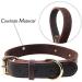 Tagme Personalized Leather Dog Collar - Engraved Name & Phone Number for Small Dogs - 1 Pack (Brown) - Buy Online on SooperMarket.com
