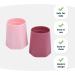 Tiny Twinkle Training Cup 2 Pack - Silicone Cups for Baby Led Weaning - Soft Open Cup for Independent Drinking (Pink Burgundy) - Buy Online on SooperMarket.com