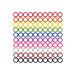 Colorful Iron O-Rings & Stitch Ring Markers for Knitting/Crochet/etc  (Includes 10 Colors  for Knitting/Crochet/etc (Small (Internal Diameter 6mm)  100pcs) Small (Internal diameter 6mm) 100pcs