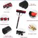 Window Cleaning Pole Kit Water Fed Telescopic Brush Extendable Cleaner Conservatory Roof Extending Rod Water Spray Brush Window Glass Photovoltaic Plate Cleaning 55cm Brush Head 12M/39FT - Buy Online on SooperMarket.com