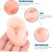 2 Pairs Healeved Silicone Ear Mold Piercing Earrings - Body Jewelry for Right Ear Simulation | Mannequin Silicone Body Parts - Buy Online on SooperMarket.com