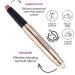 CCbeauty Shimmer Eyeshadow Stick - 2-IN-1 Cream Eye Shadow Pencil with Smudger | Waterproof & Hypoallergenic Eye Brightener Stick in Shiny White Pink Champagne - 01 - Buy Online on SooperMarket.com