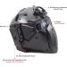 iMeshbean Full Face Protective Mask Helmet with Visor Goggles - Black - Buy Online on SooperMarket.com