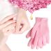 1 pair of moisturizing spa gloves moisturizing gel gloves unisex spa gloves magical beautician softening whitening moisture donation (pink)