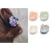 Shell Jaw Clip Hair Claw | Resin Hair Clips Marble Pattern Hair Accessories - White - Buy Online on SooperMarket.com