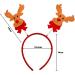 JNAWA 3 Pieces Christmas Reindeer Headband Novelty 3D Reindeer Headbands for Women Girls Christmas Costume Accessory Dressing Up Party - Buy Online on SooperMarket.com