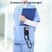 Premium PU Leather Stethoscope Holder Clip - Magnetic Lightweight Holster for Physicians Nurses & EMTs - Fits 3M Littmann & Most Stethoscopes - Black - Buy Online on SooperMarket.com