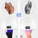 Fingerless UV Protection Manicure Gloves 2 Pairs UV Gloves Excellent Elasticity Art UV Blocking Gloves for Nail Gel Dryer Professional Fingerless Gloves for Protecting Hands from UV Nail Lamp Black - Buy Online on SooperMarket.com