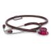 Acoustic Stethoscope for Doctors and Medical Students Adult Lightweight Chest Piece Flexible Jointless Tube & Soft Sealing Ear Knobs Micro Al (CHOCOLATE)