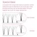 3D D Curl 0.10mm Short Stem Eyelash Extensions - Finished Compartment Volume Lashes (12 Pieces) - Buy Online on SooperMarket.com