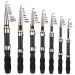 Cocoarm Fishing Rod Telescopic Rod Small Sea Rod Portable Short Pole Ice Fishing Rod Telescopic Fishing Rod for Saltwater Freshwater 1.2m