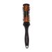 Denman (Small) Thermo Ceramic Hourglass Hot Curl Brush - Hair Curling Brush for Blow-Drying Straightening Defined Curls Volume & Root-Lift - Orange & Black (DHH2) Orange / Black Small