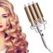 3 Barrels Wave Iron - 25mm Curling Iron with Adjustable Temperature | Fast Heating Styling Tool for All Hair Types - Buy Online on SooperMarket.com