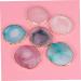 Gogogmee Nail Gel Nail Rest Stand Resin Nail Round Cosmetic Painting Palette Makeup Palette Make up Nail Set Pink Medium - Buy Online on SooperMarket.com