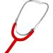 TRIXES Red Stethoscope - Fancy Dress Doctor Costume Accessory with Diaphragm & Bell Features - Red & Silver - Buy Online on SooperMarket.com