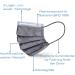 Beurer MM 15 Type IIR Medical Face Mask - 3-Layer Protection Heat Absorbing Gray - 10 Pieces | Made in EU International Shipping - Buy Online on SooperMarket.com