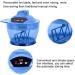Electric Hair Coloring Bowl - Automatic Mixer Blender for Hair Dye Cream - Blue - Buy Online on SooperMarket.com