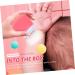 FRCOLOR 2pcs Baby Powder Box Set with Puff | Newborn Face Wash Dispenser | Talcum Powder Storage Box | Creative Pink Design - Buy Online on SooperMarket.com