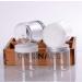 120 ml Plastic Cosmetic Containers with Silver Aluminum Caps - Pack of 6 | Perfect for Creams Lotions Ointments & Makeup - Buy Online on SooperMarket.com