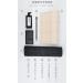 Qiming Wenfang Chinese Calligraphy Brush Set with Portable Roll-up Mat - 5pcs Set (9cm) - Buy Online on SooperMarket.com