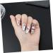 Amosfun 3 Sets Nail Ring Finger Tip Women Ring Ring for Women Rings for Women Jewels for Nails Nail Decor Women's Band Rings Women s Suits Red Decor Zinc Alloy Miss Girl Jewelry White - Buy Online on SooperMarket.com