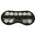 Adjustable Jade Stones Eye Mask - Magnet Therapy Sleeping Eye Cover for Travel & Naps | Green - Buy Online on SooperMarket.com