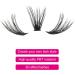 Fadlash Cluster Eyelashes Extension 40 Root 0.07mm D Curl 14mm | DIY Individual Lashes | Self-Application Extensions - Buy Online on SooperMarket.com