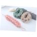 FRCOLOR 6 Pcs Pink Body Wash Green Towel Set - Silicone Dish Sponge, Back Scrubber, Bathing Brush, Loofah, Massage Towel - Miss Spa Towels for Body - Mx2pcs - Buy Online on SooperMarket.com