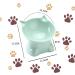 3 PCS Raised Cat Bowl Elevated Cat Feeding Bowls with Stand Tilted Pet Dog Cat Bowl Anti-Tipping Anti Vomit Cat Food Bowl Feeding Water Bowl Cat Dishes 15 Tilted Raised Cat Feeder - Buy Online on SooperMarket.com