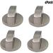 Knobs Universal Stove Alloy 4Pcs Oven Control Cooker Kitchen Dining & Bar Utensil for Sink (Photo Color One Size) Photo Color One Size - Buy Online on SooperMarket.com