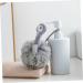 FRCOLOR 6 Pcs Bath Flower Sponge Set for Body Cleaning - Natural Shower Scrubber Mesh Pouf with Cartoon Grey Design - Buy Online on SooperMarket.com
