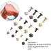 EXCEART 480pcs Rivets Metal Double Rivet Clothes Studs DIY for Bag Leather Belt Side Clothing Accessory - Buy Online on SooperMarket.com