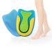 1 pair insoles for pain reduction comfortable professional shoe inserts heel spur inserts for shoes women and men orthopedic jet inlays U-shaped heel cushion for women blue