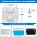 Cooler Replacement Plastic Hinges and Screws Set  Compatible with Coleman Coolers  Set of 2 - Buy Online on SooperMarket.com