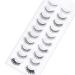 10 Styles Variety Pack Faux Mink Lashes 12mm-14mm - 10 Pairs Natural Look False Eyelashes - Handmade, Reusable, 3D Wispies for Small Faces - EMEDA - Buy Online on SooperMarket.com