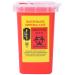 Beaupretty 1stk waste blade box sharp trash can container for disposal box made of sheet metal blade disposal container Blade Disposal Medical plastic box disposable box.Household suitcases travel