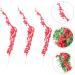 HOMSFOU 9 pcs crafts branch christmas tree red fruit christmas berry spray crafts berry picks dragon beard Foam berry decorate Christmas Red Berry Twig Stem Accessories red berries - Buy Online on SooperMarket.com