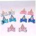 MUSISALY 6 Pairs Hair Bow Barrettes Kawaii Hair Clips Glitter Bowknot Hairpin Cute Hair Supplies Glitter Hair Clips Ear Bow Hair Barrettes Hair Pin Hair Clips for Girl Bow Hair Clip Fabric - Buy Online on SooperMarket.com